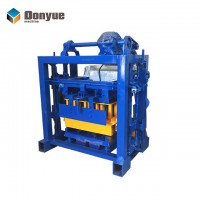 Small Industry Ideas Qt40-2 Cement Sand Hollow Mini 4 Brick Block Making Machines Hot Sale In Africa